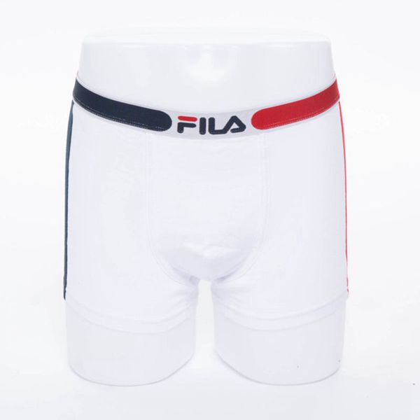 Fila Giovanni Men's Trunks - White,NZ 842-4513